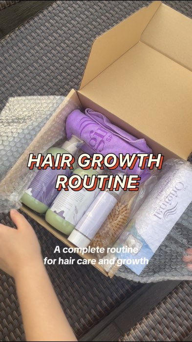 tried this hair growth and hair care routine and I really love the results after using - time and consistency! #hairgrowth #hair #Shampoo #treatment