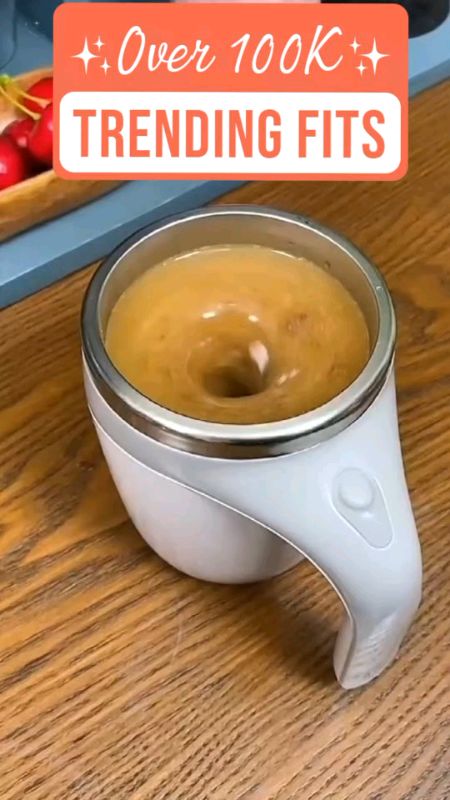 #380ml #Magnetic #Stirring #Coffee #Mug #Stainless #Steel #Rechargeable #Cup #