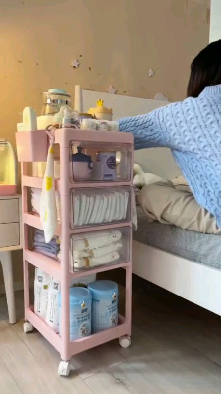 #storagerack #rackstorage #rackstroller #storagetrolley #trolleystorage #SnacksRack #fyp #shopevideo