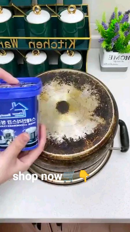 #stainlesssteel #cleaningpaste #stainlesssteelcleaning #steelcleaner #fyp #shopevideo