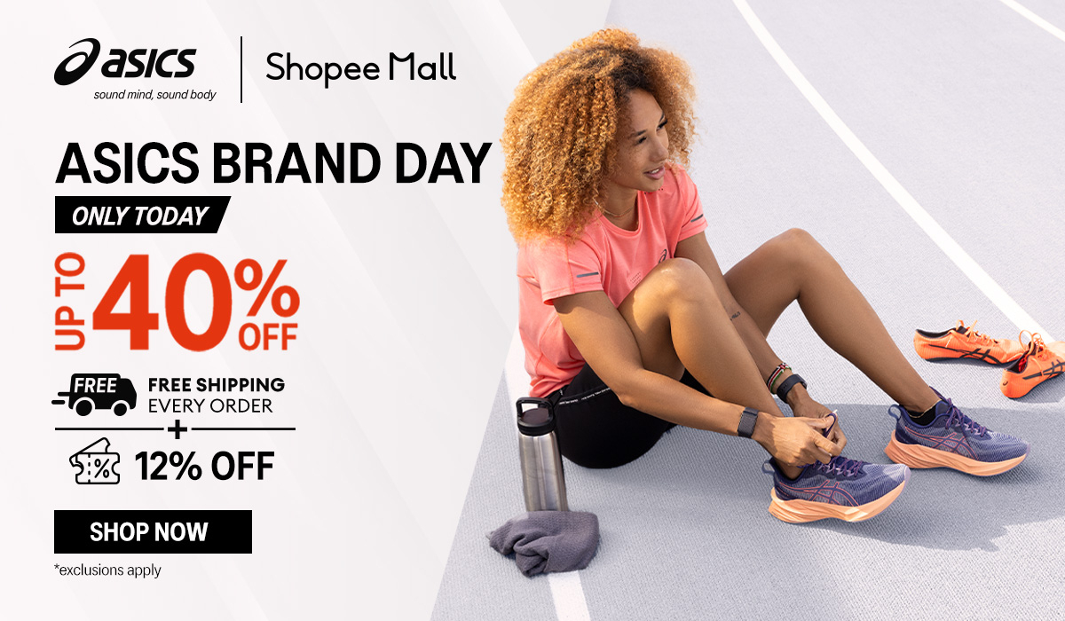 New Shopee Deal ASICS Brand Day Price Tracker SG